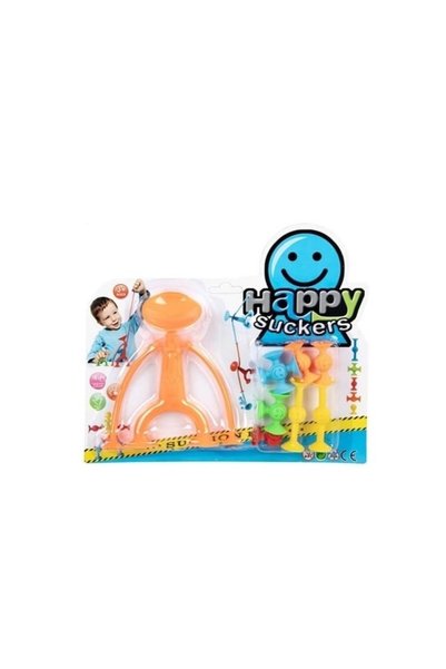 Apawwa Jucărie interactivă, 8 figurine elastice din silicon, ventuză, multicoloră