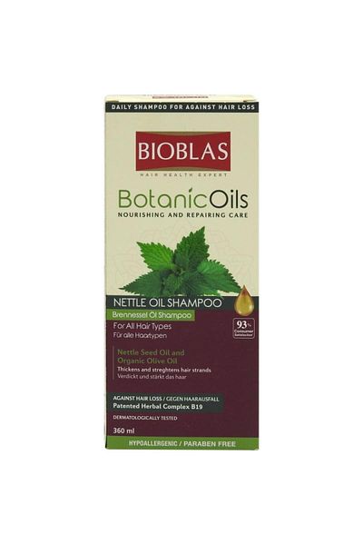 Bioblas SAMPON BOTANIC OILS 360ML NETTLE PAR SUBTIRE