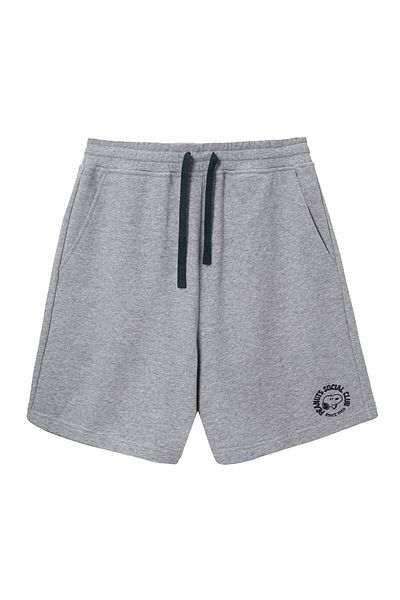 Giordano Men's Cotton Blend French Terry Relaxed Shorts