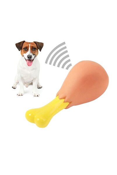 Genel Markalar Sesli Kedi Köpek Tavuk But Oyuncağı | Öten ve Squeak Sesli Köpek Oyuncağı