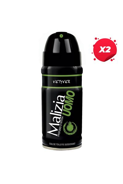Malizia X2 - DEODORANT 150ML MEN VETYVER