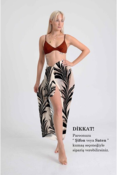 DESENİX باريو منقوش بأوراق الشجر السوداء الاستوائية |   فرشاة ذات ملمس بتأثير...