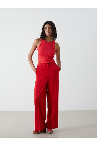 LC Waikiki Crew Neck Crop Women's Athlete
