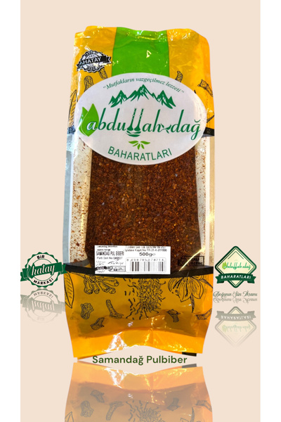 ABDULLAH DAĞ Hatay Yöresinden Doğal Samandağ Pul Biber Pulbiber Zehir Acı Piskopat 500 Gr - 1/2 kg
