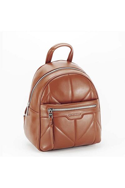 David Jones Medium Backpack 6860-3 16 Cognac