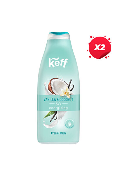 keff GEL DUS 500ML VANILLA COCONUT - 2 bucati