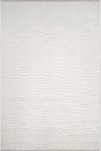 Apex Halı Safran 8141 Ekru Yumuşak Dokulu Düz Desenli Dokuma Modern Kaliteli ...