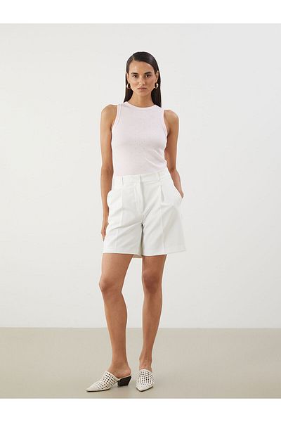 LC Waikiki Women's Athlete with Crew Neck Stones
