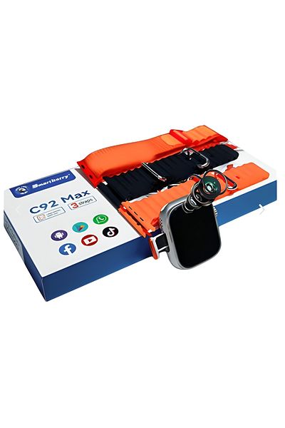Smartberry C92 Max Smart Watch 4G Network Android System 64GB Internal Memory 6GB RAM SIM Card Dual Camera