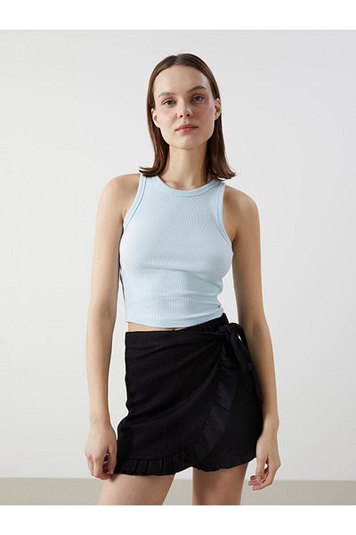 LC Waikiki Crew Neck Crop Women's Athlete