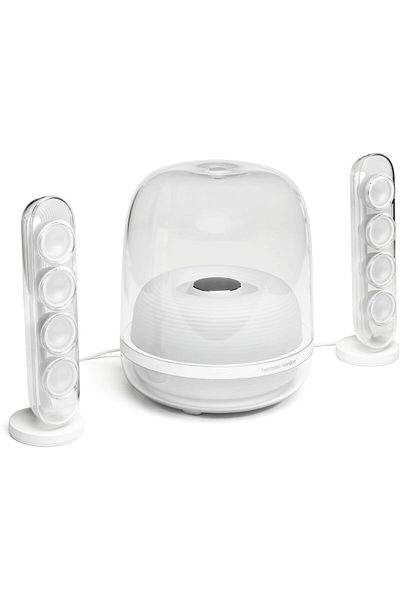 Harman Kardon نظام مكبر صوت بلوتوث SoundSticks 4 - أبيض