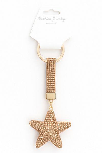 Bittox Luxury Shiny Crystal Stone Star Keychain-Keychain for Home Car and Bag