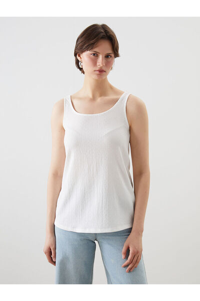 LC Waikiki New Season Crew Neck Patterned Women's Undershirt - S5Mp21Z8