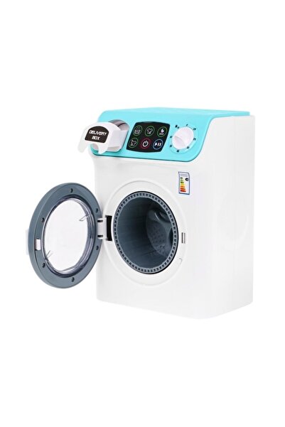 OEM Jucărie realistă de mașină de spălat cu efecte sonore și luminoase, setări pentru butoane, sertar extensibil, sertar deschis