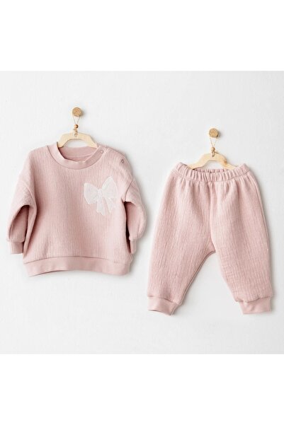 andywawa Ac26200 Casual 2-Piece Set Pink