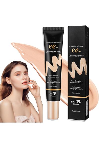 AZONEE CC Cream Moisturizer SPF 50+ PA+++ Concealer