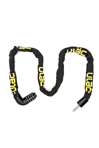 ULAC Lacăt de bicicletă Steel Kombat, lanț de 7 mm, negru