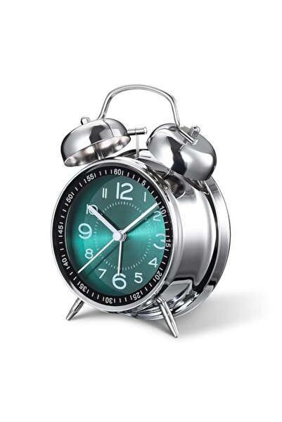 Generic ساعة منبه X spring Loud - منبه كوارتز بجرسين يعملان بصمت | تصميم كلاس...