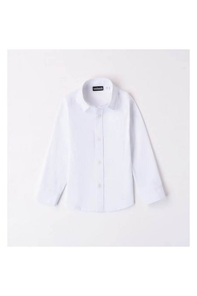 Sarabanda Cămașă clasică pentru băieți, Sarabanda, 92-98 cm, Alb