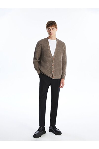 LC Waikiki Siyah Standart Kalıp Erkek Pantolon