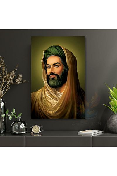 Artarilion Hz. Ali Canvas Painting Wall Painting Canvas Living Room Painting Office Painting Home Gift