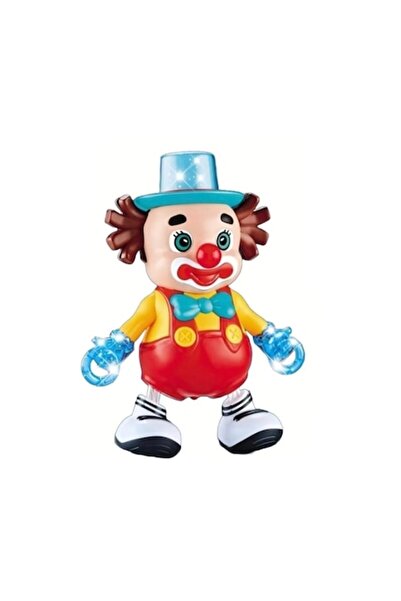OEM Jucărie interactivă, model de clovn, dansator cu efecte luminoase/sonore, multicolor, 28 cm