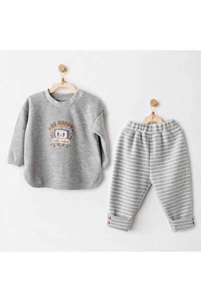 andywawa Ac26212 Casual 2'li Takım Grey