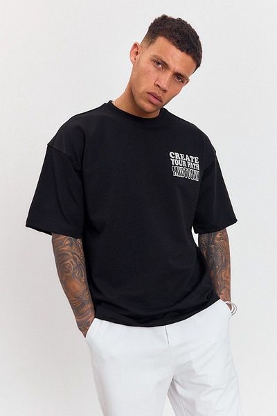 İLKCET MODA Create Printed Oversize Unisex Tshirt