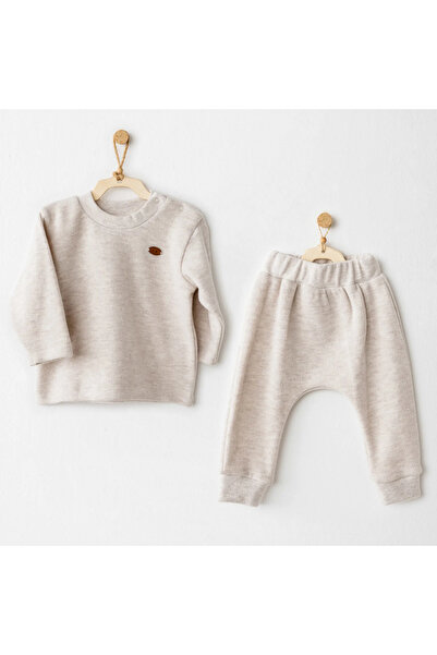 andywawa Ac26213 Casual 2'li Takım Beige