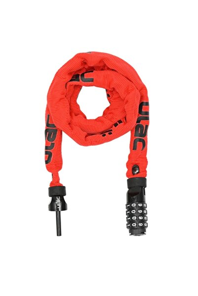 ULAC 52nd Street Combination Bike Lock, Hardened Steel, Red, 120cm