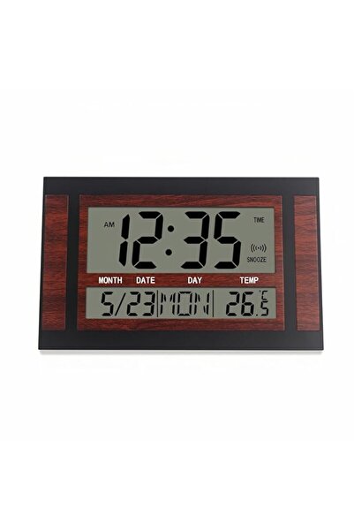 Generic Lancoon Digital Alarm Clock Multifunctional for Lazy People, Temperature Weekday/Weekend Date/Week