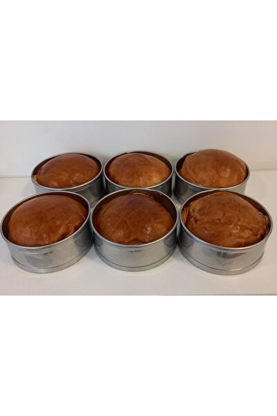 RENUZU Ponçik Ekmek & Hamburger Ekmek Kalıbı 6 Lı Genişlik 8,5cm Derinlik 3,5...