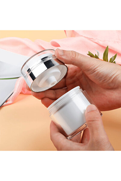 TOYFEST 4 Pcs Hygienic Bottle Designed for Cosmetics, Refillable, with Air Pump and Vacuum