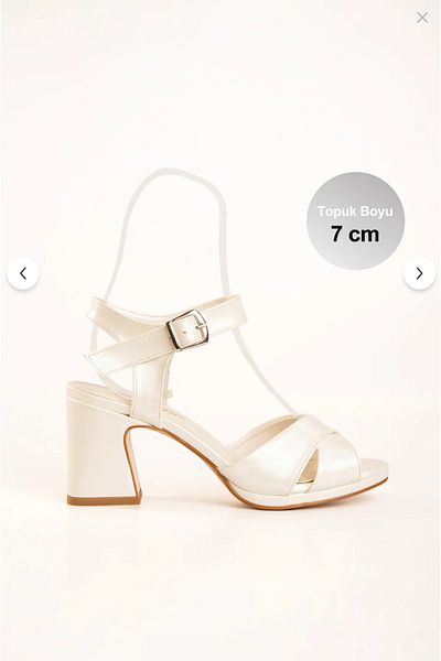 E&L Company 7cm Off White Leather, This Product Is Guaranteed to Run.