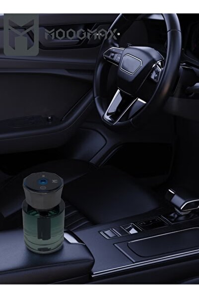 MOOGMAX Smart Aromatherapy Car Air Freshener with Refillable Fragrance Diffuser and Star Light