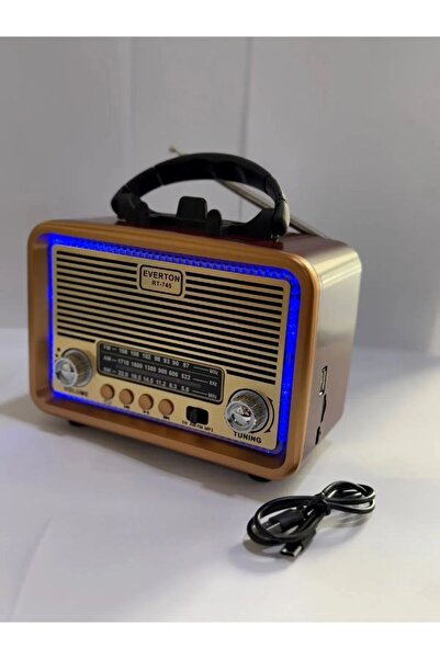 HALL BREATHE Led Işıklı Güneş Enerjili Bluetooth MP3 Radyo Nostaljik Dinleme ...