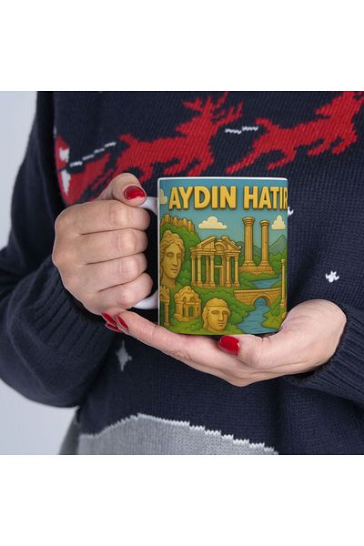 sıradışıhediyem Light Souvenir Mug Cup Light Mug and Light Souvenir Magnet Gift