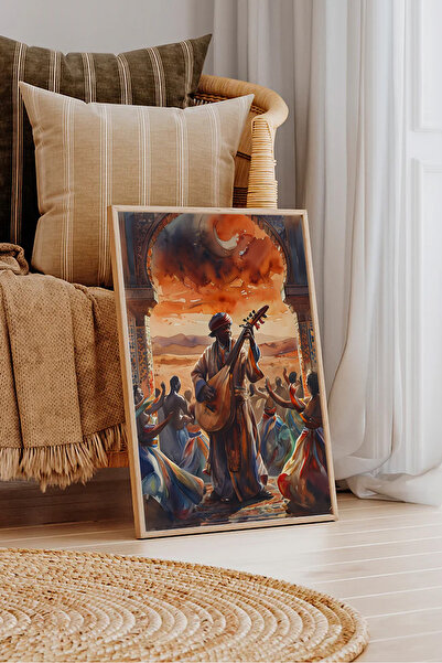 Dekorsiahome One Piece Wooden Framed Painting Tk0930