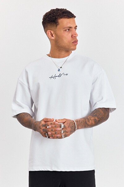 İLKCET MODA Μπλουζάκι με στάμπα Hand Me Back Oversize