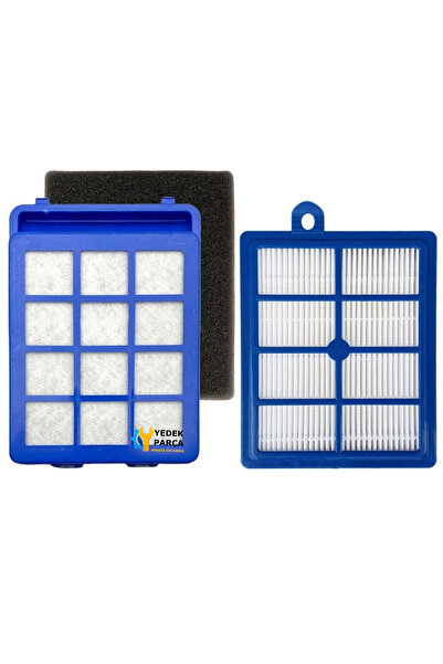 Ozba Ticaret Συμβατό με Philips FC 9925 Marathon Ultimate Vacuum Cleaner Μπροστινό και φίλτρο Hepa