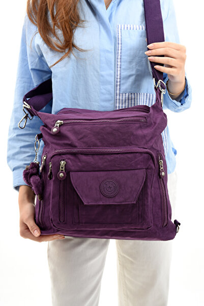 yuzuco Ультралегка сумка для жінок, що носиться на спині та плечі, чорна (модель: 571-5B)