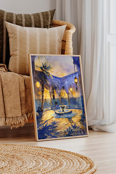 Dekorsiahome Εικόνα με ξύλινο πλαίσιο μονοκόμματο TK0963