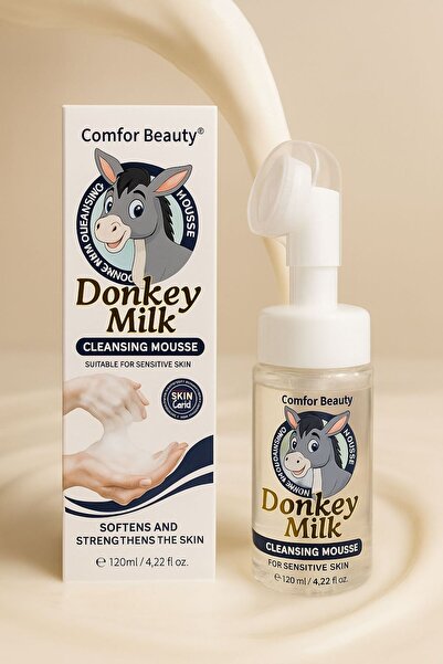 COMFOR BEAUTY CLEASING FOAM Eşek Sütlü Yüz Temizleme Köpüğü 120 ml