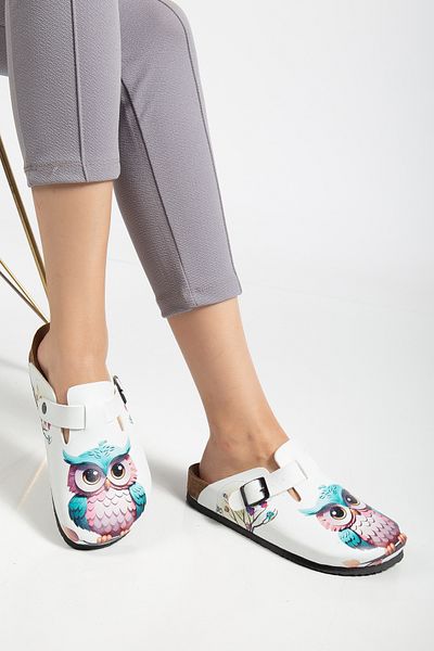 Valeriiastock New Season Printed Sabo Slippers Orthopedic