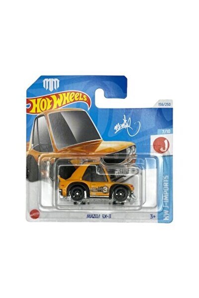 HOT WHEELS Masinuta Hot Wheels Mazda RX-3, portocaliu, 1:64