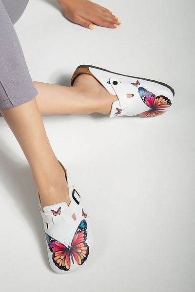 Valeriiastock New Season Printed Sabo Slippers Orthopedic