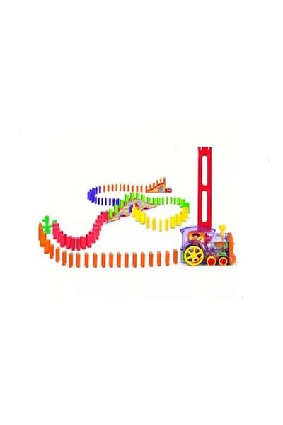 OEM Trenulet Domino cu lumini si sunete, 80 piese