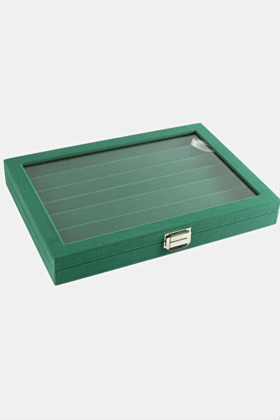 Genel Markalar Cam Kapaklı Anfora Kumaş Küpe Standı 24*34 cm