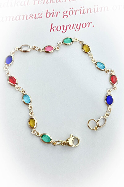 roshel Stoned Y Model Colorful Bracelet