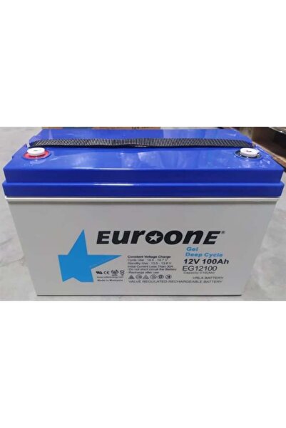 SH TICARET Euroone Eg12100 12 Volt 100 Amper Deep Cycle Jel Akü